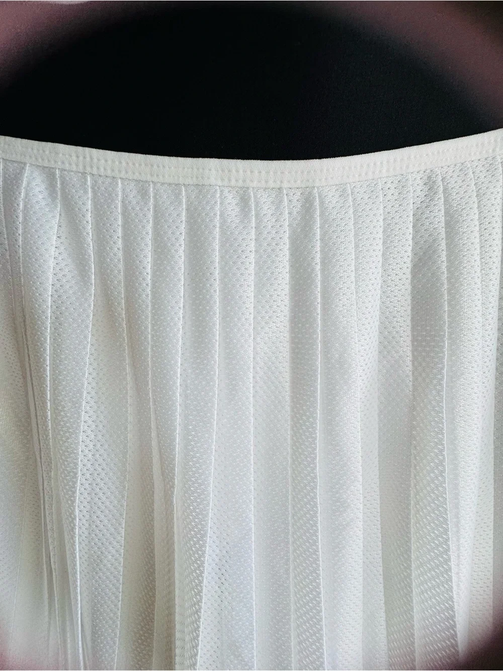 Athleta Women's White Pleated Active Skirt - New without tag